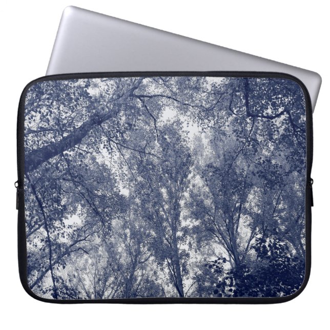 Blauer Herbst Laptopschutzhülle (Vorderseite)