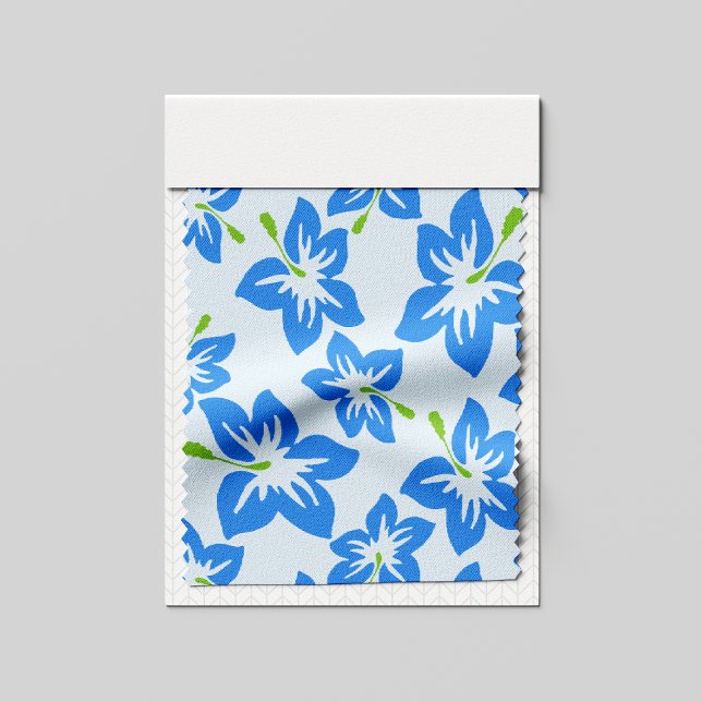 Blauer Hibiskus, Blumen, Muster von Blume Stoff (Von Creator hochgeladen)
