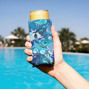 Blauer Himmel Abstrakte Kunst Selters Dosenkühler