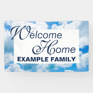 Blauer Himmel bewölkt II + Ihr Text u. Ideen Banner