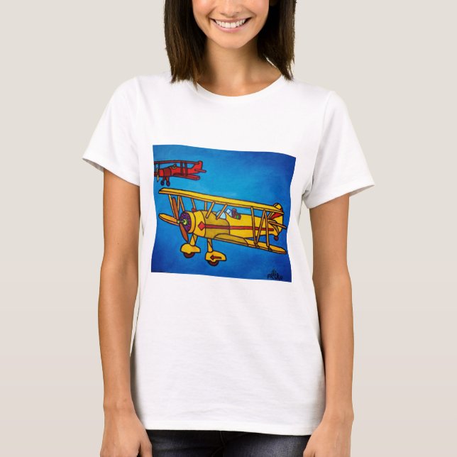 Blauer Himmel durch Piliero T-Shirt (Vorderseite)
