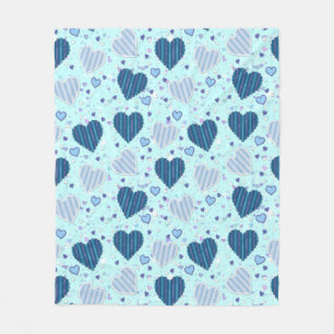 Blauer Himmel Fleece Blanket, mittel