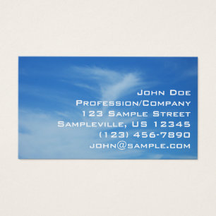 Blauer Himmel mit Abstrakten Wolken-Foto