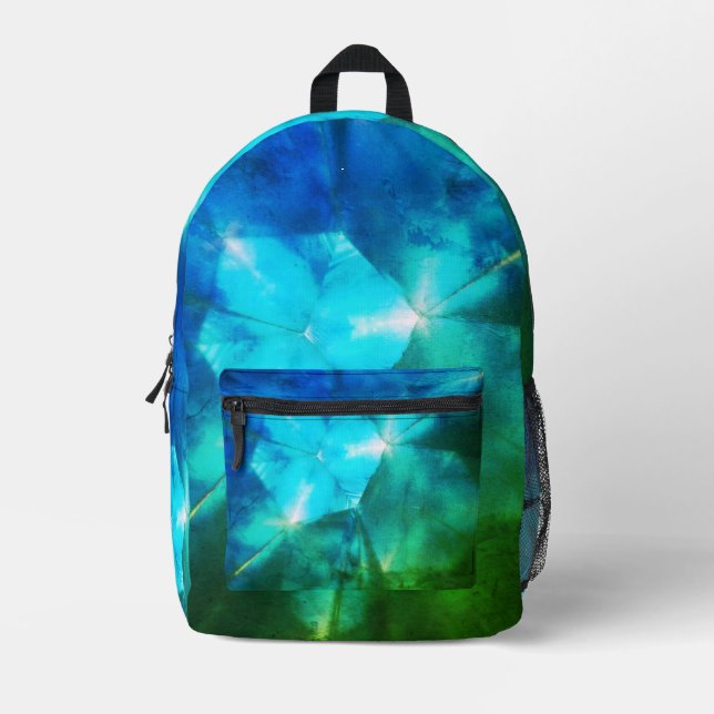 Blauer Himmel mit Filter Bedruckter Rucksack (Vorderseite)