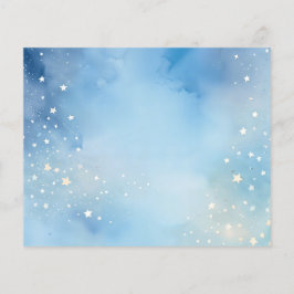 Blauer Himmel mit Sternen