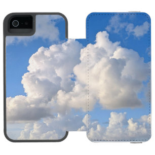 Blauer Himmel mit Wolkenfoto Incipio Watson™ iPhone 5 Geldbörsen Hülle