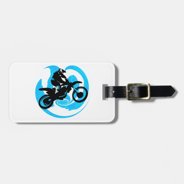 BLAUER HIMMEL MX GEPÄCKANHÄNGER (Vorderseite horizontal)