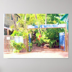 Blauer Himmel Poster