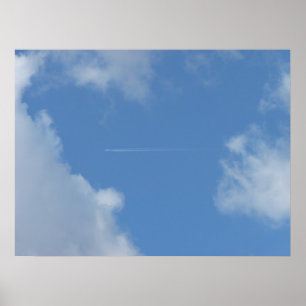 Blauer Himmel Poster