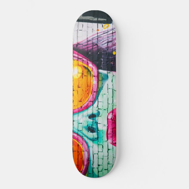 blauer Himmel Skateboard (Vorderseite)