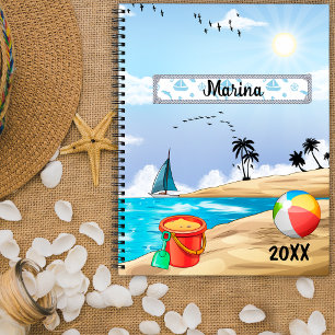 Blauer Himmel Sonniger tropischer Strand individue Planer