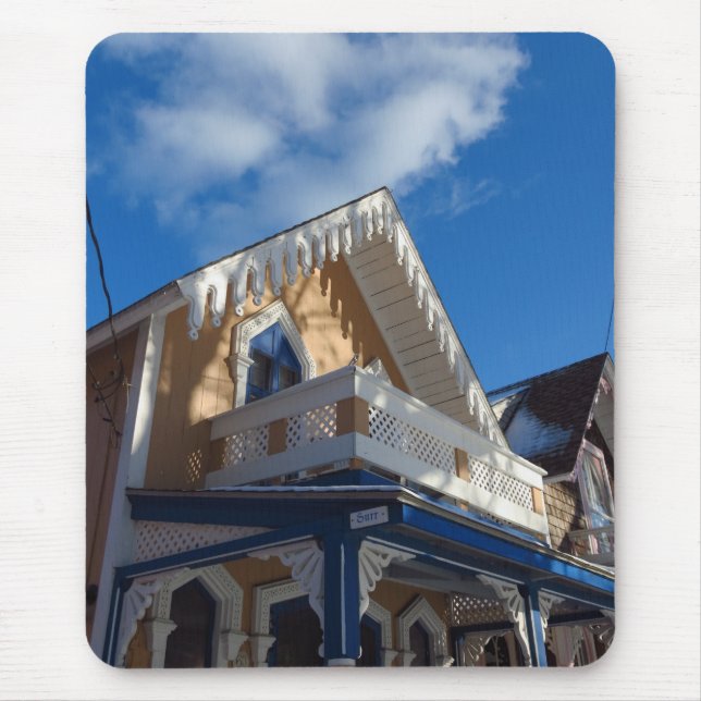 Blauer Himmel und Lebkuchen - Martha's Vineyard Mousepad (Vorne)