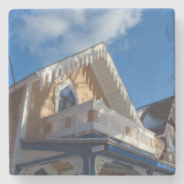 Blauer Himmel und Lebkuchen - Martha's Vineyard Steinuntersetzer