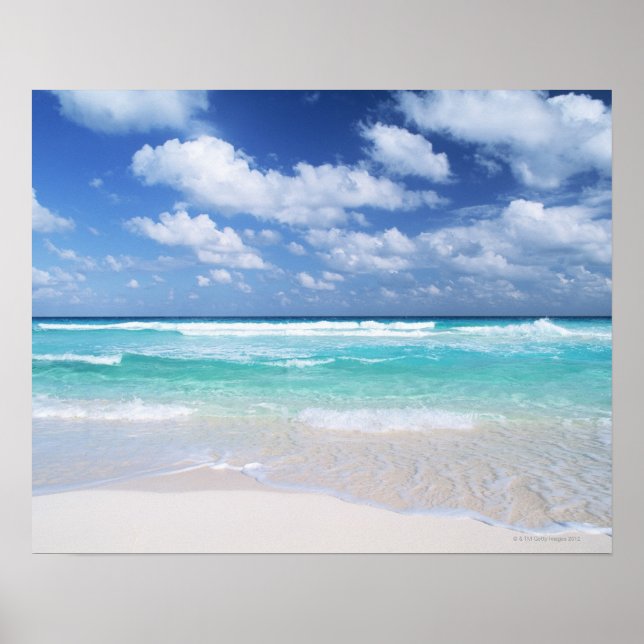 Blauer Himmel und Meer 14 Poster (Vorne)