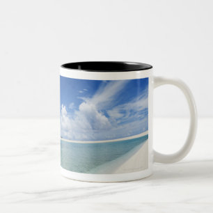 Blauer Himmel und Meer 4 Zweifarbige Tasse