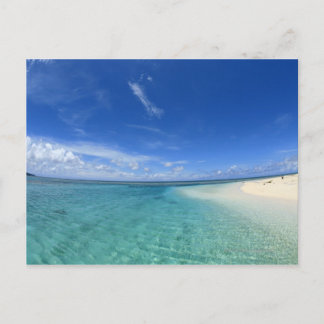 Blauer Himmel und Meer 6 Postkarte