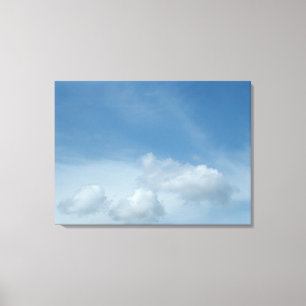 Blauer Himmel und Wolken Leinwanddruck