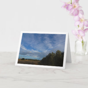 Blauer Himmel und Wolken, Skyscape Karte