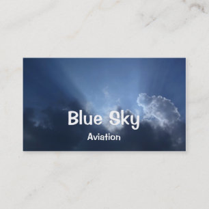 Blauer Himmel Visitenkarte
