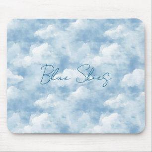 Blauer Himmel Wolken Mousepad