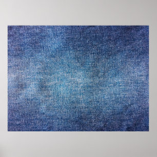 Blauer Hintergrund, Jeans Textur Hintergrund. T Poster