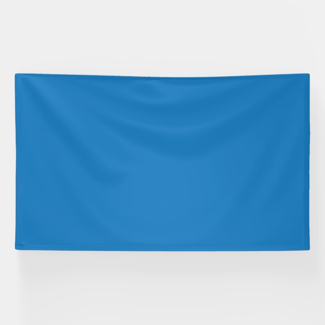 blauer Hintergrund mit schwarz-weißer Uhr Banner (Horizontal)