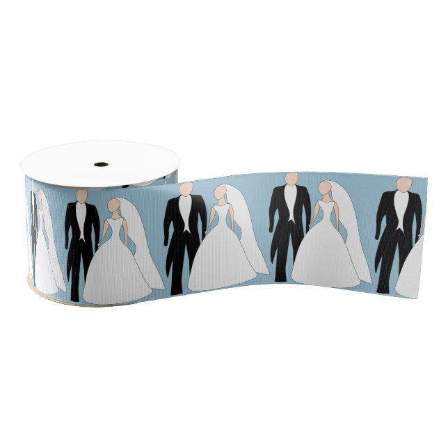 Blauer Hintergrund Pool von Ribbon Ripsband (Spule)