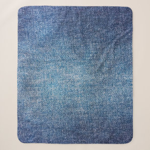 Blauer Hintergrund, Texturhintergrund aus Jeans-De Sherpadecke