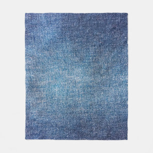 Blauer Hintergrund, Texturhintergrund aus Jeanssto Fleecedecke