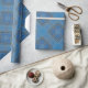 blauer Holzboden Geschenkpapier (Crafts)