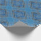 blauer Holzboden Geschenkpapier (Ecke)
