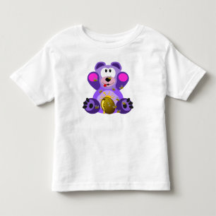 Blauer Honig Bär Kleinkind T-shirt
