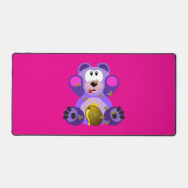 Blauer Honig Bär Schreibtischunterlage