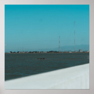 Blauer Horizont Poster