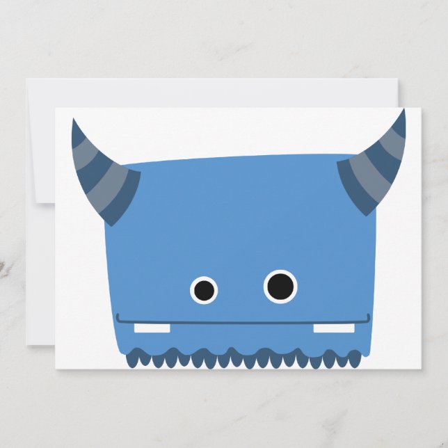 Blauer Hornimeter Einladung (Vorderseite)