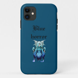 Blauer Horror Case-Mate iPhone Hülle