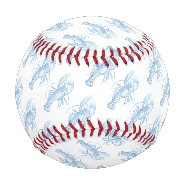 Blauer Hummer Baseball (Vorderseite)