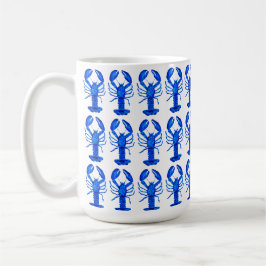 Blauer Hummer Kaffeetasse