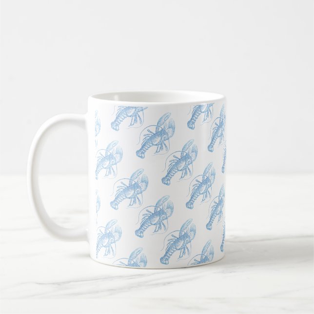 Blauer Hummer Kaffeetasse (Links)