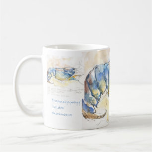 Blauer Hummer Tasse