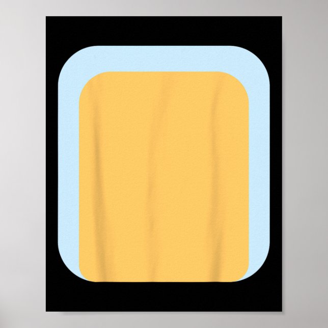 Blauer Hund Vater Familienkostüm zu Halloween Poster (Vorne)