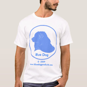 Blauer Hundedemokrat-T - Shirt
