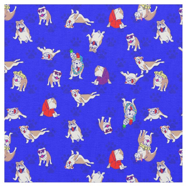 Blauer Hundekuchen Stoff (Nahaufnahme)
