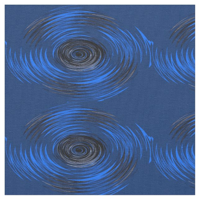 Blauer Hurrikan Stoff (Nahaufnahme)