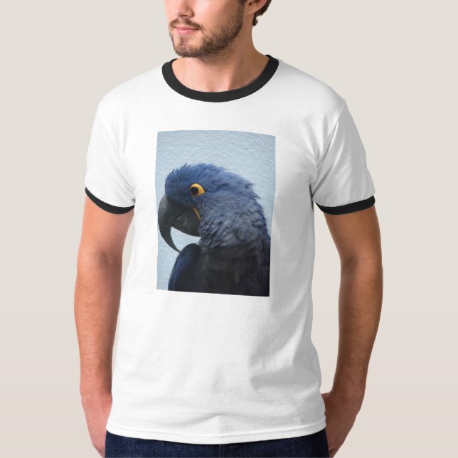 Blauer hyacyinth Macaw T-Shirt (Vorderseite)