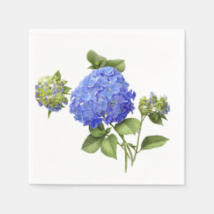 Blauer Hydrangeas Serviette