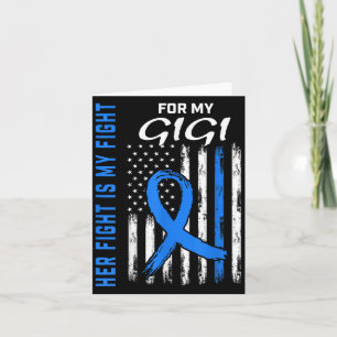 Blauer ihr Kampf ist mein Kampf gegen Diabetes Bew Karte