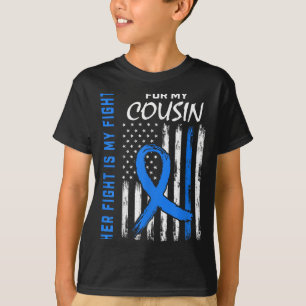 Blauer ihr Kampf ist mein Kampf gegen Diabetes Bew T-Shirt