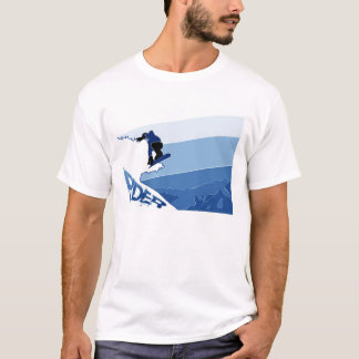 Blauer Internatsschüler T-Shirt