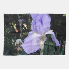 Blauer Iris Handtuch
